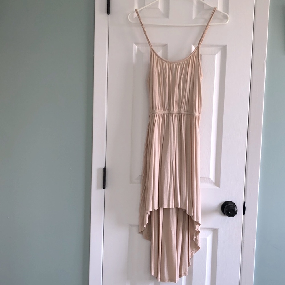 Forever 21 Tan High Low Sundress Like New Condition Never Worn